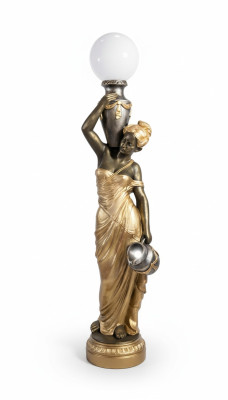 Lampa podłogowa Lampa Lampa Statua Figura Rzeźba Rzeźba Statua Lampa podłogowa