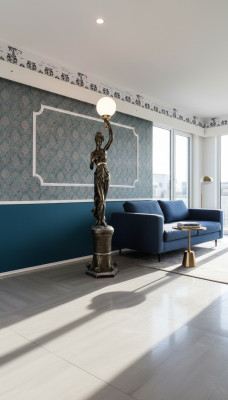 Projektant XXL Duża Statua Lampa Lampa Lampa podłogowa Lampa podłogowa Lampa 227cm