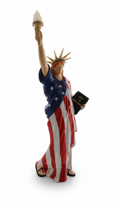 Statua Wolności XXL 240cm Statua Wolności Figura USA Liberty Sculptures Nowy 6807