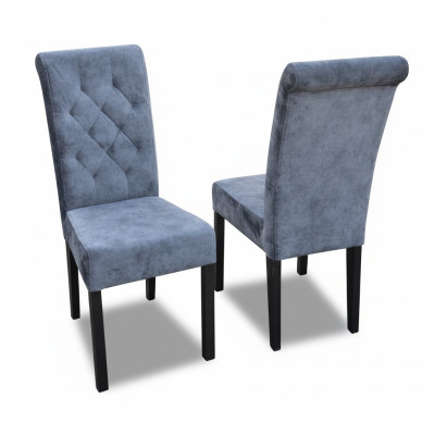 6x Chesterfield Krzesło Zestaw Siedziba Podkładka Ustawić jadalnia Krzesła Lehn Skóra K11