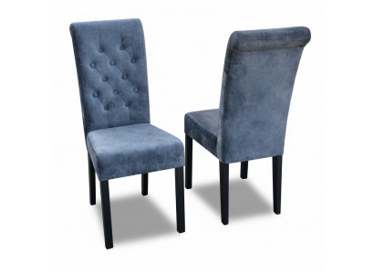 6x Zestaw Chesterfield Krzesło Siedziba Podkładka Ustawić jadalnia Krzesła Lehn Skóra