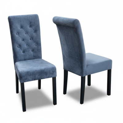 Ekskluzywne x8 Blue Chesterfield miejsce siedzące designerskie krzesło grupy Włókienniczy Fotel