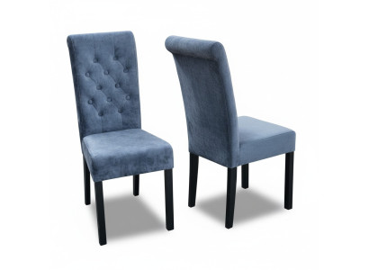 Ekskluzywne x8 Blue Chesterfield miejsce siedzące designerskie krzesło grupy Włókienniczy Fotel