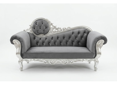 Throne Fotel Royal Podkładka Chesterfield Aksamit 2 miejsce siedzące Antyk Stil Krzesła