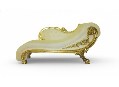 Sofa szezlongowa Chesterfield Récamière Antyk w stylu Noble Leżanka