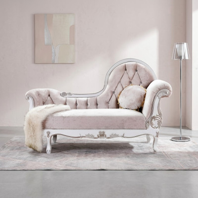 Szezlong Chesterfield Récamière Antyk w stylu Noble Szezlong Sofa Nowość