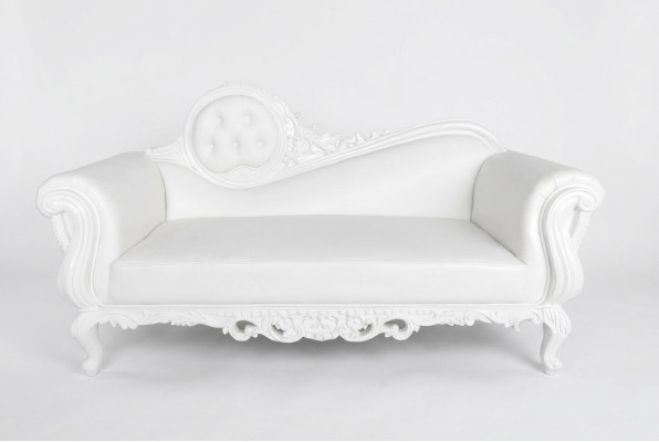 Leżak Throne Szezlong Royal Podkładka Chesterfield Aksamit Antyk Style Fotel