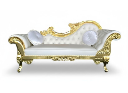Szezlong Noble Chesterfield Szezlong w stylu Antyk Leżanka szezlong rozkładany nowy