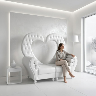 Sofa Royal Podkładka Chesterfield Aksamit 2 miejsce siedzące Antyk Style Fotel Couches
