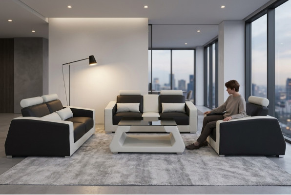Podkładka Sofa Kanapy Sofy Ustawić Design Obcios 3+2+1 Fotel