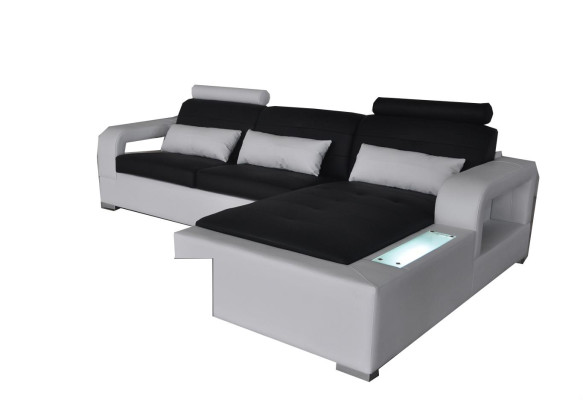 Skórzana sofa kanapa Żywy krajobraz Narożnik Ustawić Design Nowoczesna sofa dekoracyjna w kształcie litery L