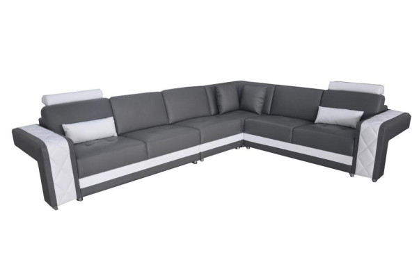 Skórzana sofa kanapa Żywy krajobraz Narożnik Ustawić Design Nowoczesna sofa dekoracyjna w kształcie litery L
