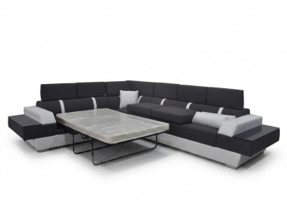 Skórzana Sofa Kanapa Żywy krajobraz Narożnik Ustawić Design Nowoczesna Sofa L-Shape K5015D