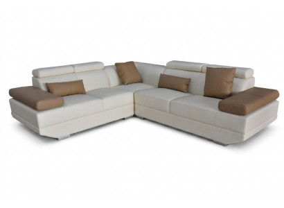 Skórzana sofa kanapa Żywy krajobraz Narożnik Ustawić nowoczesną designerską sofę dekoracyjną w kształcie litery L