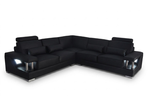 Skórzana sofa kanapa Żywy krajobraz Narożnik Deko Ustawić Design Nowoczesna sofa w kształcie litery L