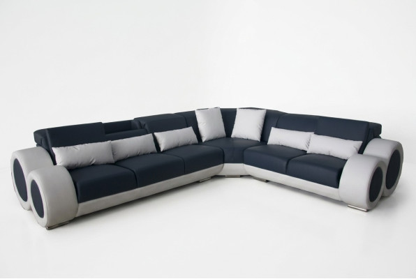 Design Narożnik Kanapa Podkładka Sofa Skóra Siedziba Ustawić Nowoczesne Kanapy Sofy