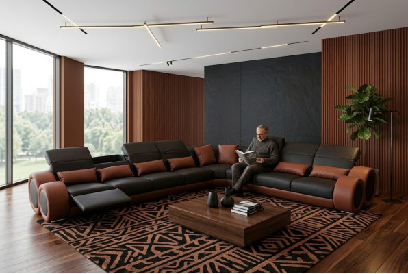 Design Narożnik Kanapa Podkładka Sofa Skóra Siedziba Ustawić Nowoczesne Sofy Siedziba Nowe Kanapy