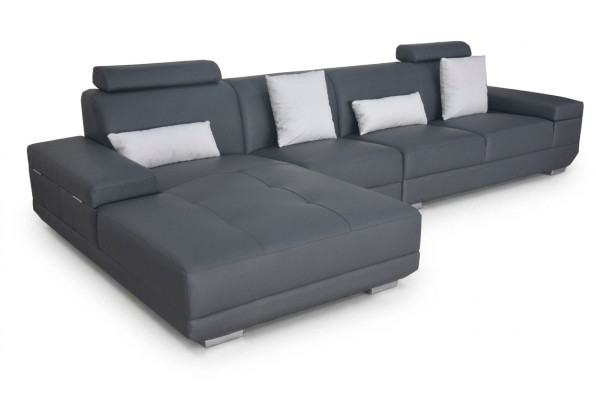 Skóra Couch Podkładka Siedziba Narożnik Ustawić Modern Design Sofy Żywy krajobraz