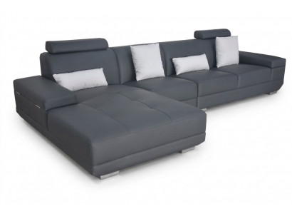 Skóra Couch Podkładka Siedziba Narożnik Ustawić Modern Design Sofy Żywy krajobraz