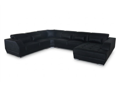 Narożnik Kanapa Siedziba Skóra Podkładka Design Narożnik Ustawić Żywy krajobraz Sofy Nowa Sofa