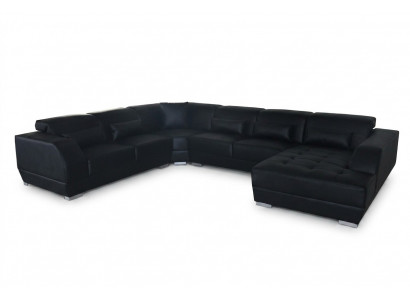 Narożnik Kanapa Siedziba Skóra Podkładka Design Narożnik Ustawić Żywy krajobraz Sofy Nowa Sofa