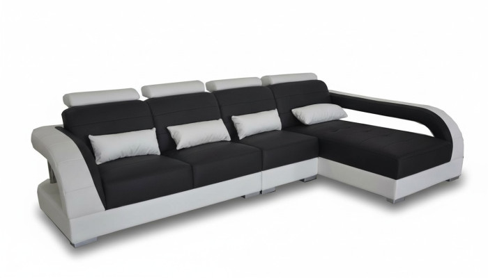 Skóra Narożnik Sofa Kanapa Podkładka Kanapy Żywy krajobraz Luksus Ustawić