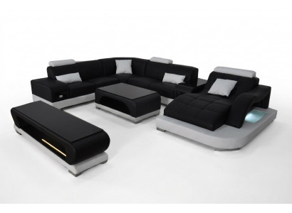 Sofa Couch Podkładka Siedziba Narożnik Nowoczesne kanapy U Shape Żywy krajobraz Ustawić New