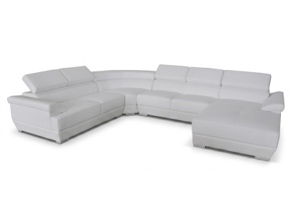 Living Couch Skóra Sofa Krajobraz Siedziba Podkładka Ustawić Narożnik Sofy Obcios Nowe