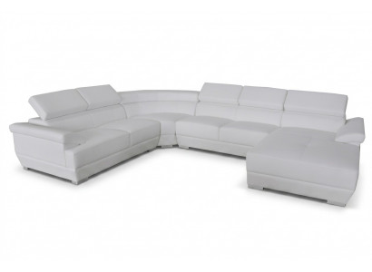 Living Couch Skóra Sofa Krajobraz Siedziba Podkładka Ustawić Narożnik Sofy Obcios Nowe