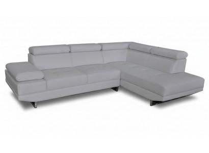 Narożnik Skóra Modern XXL Couch Żywy krajobraz Skórzana sofa w kształcie litery L B2003