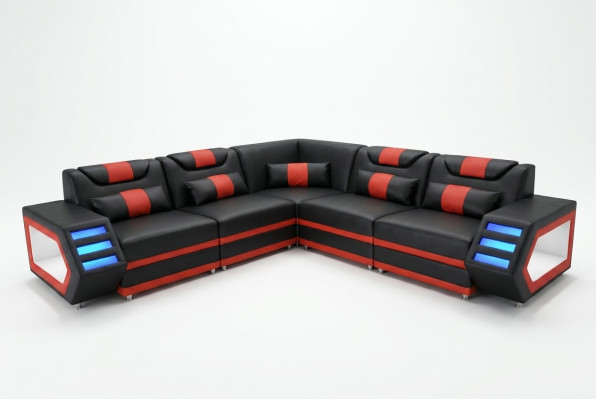 Design Skóra Podkładka Siedziba Narożnik Skóra Podkładka Narożnik Krajobraz Pokój Mieszkalny