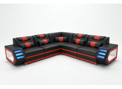 Design Skóra Podkładka Siedziba Narożnik Skóra Podkładka Narożnik Krajobraz Pokój Mieszkalny