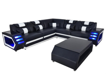Designerska Podkładka Kanapa Narożnik Skóra Narożnik Sofa Podkładka Krajobraz Pokój