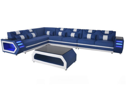 Projektant Skóra Podkładka Siedziba Narożnik Sofa Podkładka Narożnik Krajobraz Pokój XXL