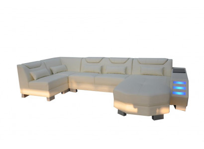 Designerska kanapa Narożnik Skóra Podkładka Narożnik Sofa Podkładka Krajobraz Pokój Skóra Siedziba
