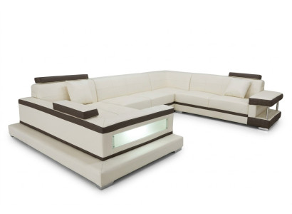 Design Skóra Podkładka Siedziba Narożnik Skóra Sofa Podkładka Narożnik Krajobraz Pokój New Living