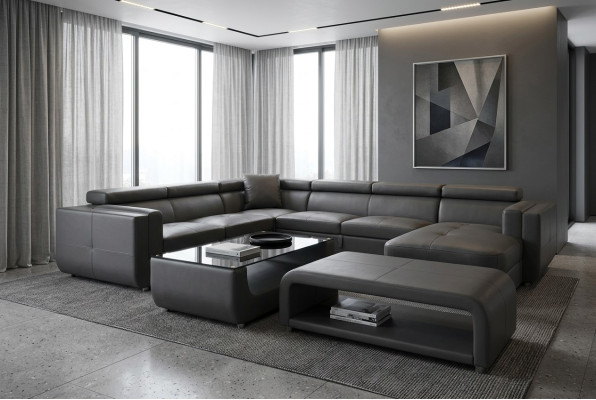 Design Skóra Podkładka Siedziba Narożnik Skóra Sofa Podkładka Narożnik Living Landscape