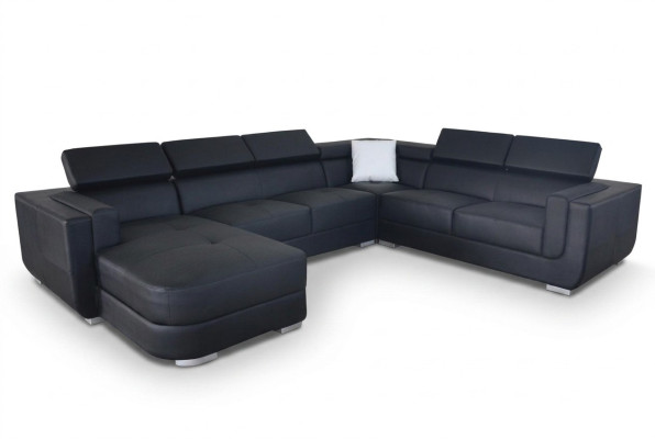 Projektant Skóra Podkładka Narożnik Sofa Podkładka Narożnik Krajobraz Pokój Skóra Siedziba Big
