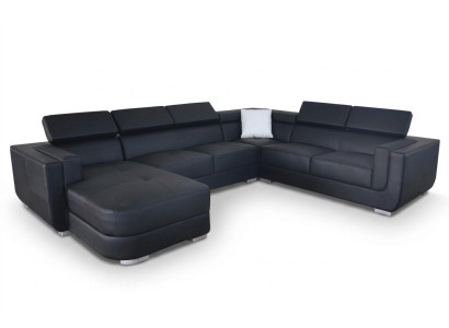 Projektant Skóra Podkładka Narożnik Sofa Podkładka Narożnik Krajobraz Pokój Skóra Siedziba Big