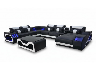 Design Skóra Podkładka Siedziba Narożnik Krajobraz Pokój Nowa Sofa Living Podkładka