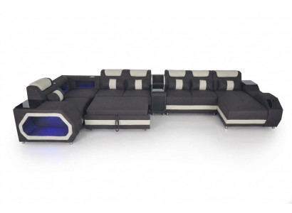 Design Skóra Podkładka Siedziba Narożnik Pokój Living Sofa Narożnik Sofy Funkcja łóżka Sleep