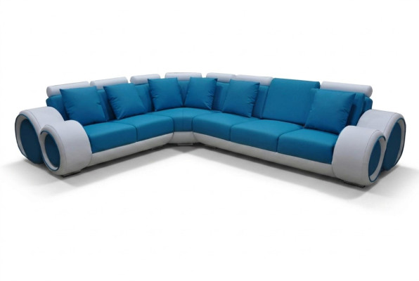 Design Skóra Podkładka XXL Siedziba Pokój Narożnik Living Sofa Couch Designer