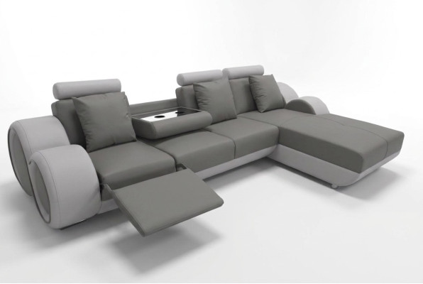 Design Sofa Kanapa Narożnik Skóra Narożnik Ustawić Narożnik Krajobraz Podkładka L Kształt