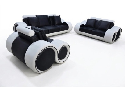 Sofa Kanapa Ustawić Siedziba Podkładka Kompletny Zestaw 3+2+1 Sofy Kanapy Designer