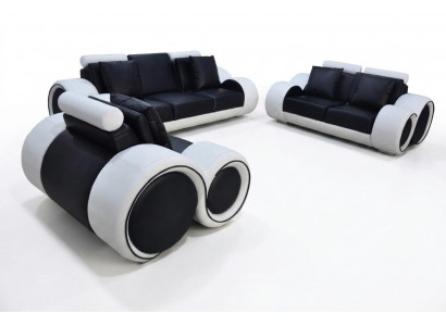 Sofa Kanapa Ustawić Siedziba Podkładka Kompletny Zestaw 3+2+1 Sofy Kanapy Designer