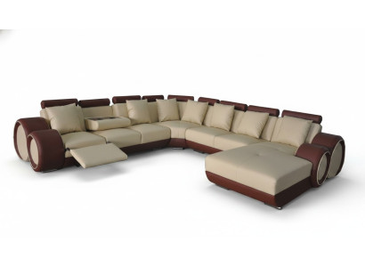 Kanapa Narożnik Sofa Skóra Narożnik Ustawić Narożnik Krajobraz Podkładka Deco Design Living