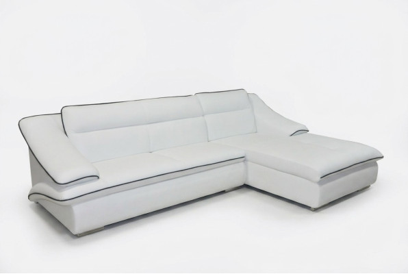 Narożnik Sofa Skóra Kanapa Narożnik Ustawić Narożnik Krajobraz Podkładka Design Living L Shape