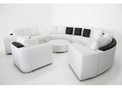 Okrągły Narożnik Sofa Kanapa XXL Duża Okrągły Kanapa Żywy krajobraz U Shape Okrągły Podkładka Nowość