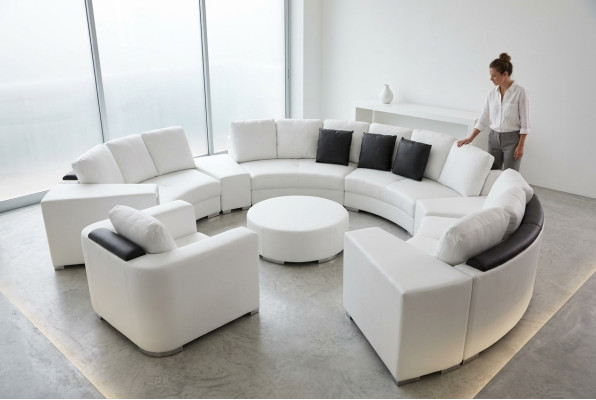 Okrągły Narożnik Sofa Kanapa Podkładka XXL Duża Okrągły Kanapa Żywy krajobraz Fotel Puff