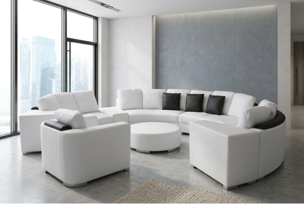 Okrągły Narożnik Sofa Kanapa Podkładka XXL Duża Okrągły Kanapa Żywy krajobraz Fotel Puff